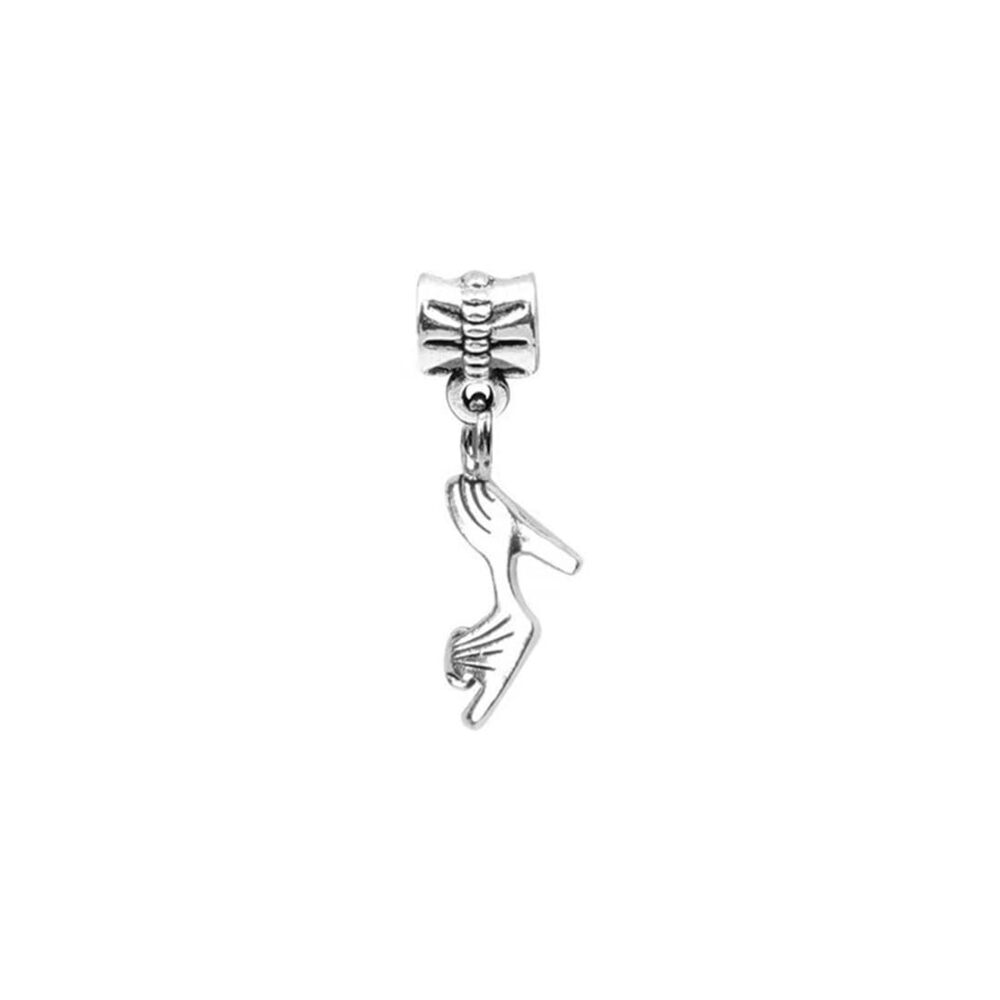 1921 20pcs Charms High Heels Alloy Pendants for DIY Craft Jewelry Earring